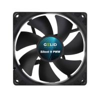 92mm Gelid Case Fan Silent 9PWM 900-2000RPM - Black