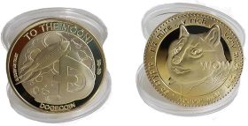 Doge Gold or Silver Plated Doge Coin - Collectible