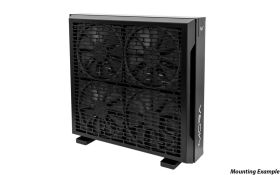 Watercool MO-RA IV 400 Fan Grill Black