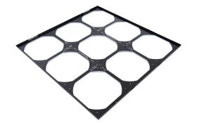 Watercool MO-RA IV 600 Fan Frame for 200mm Fans - Black