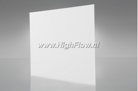 Acrylic Sheet - White Opaque Glossy - 600x500x3mm