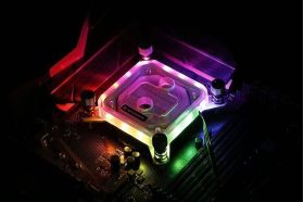 Barrow Acrylic Micro Jet CPU Waterblock, LRC 2.0 RGB, INTEL 115x - Black