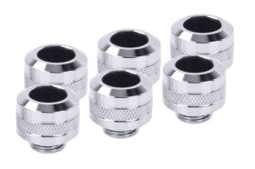 Alphacool Eiszapfen PRO 13mm HardTube fitting G1/4 - chrome sixpack