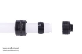 Alphacool Eiszapfen PRO 13mm HardTube fitting G1/4 - deep black sixpack