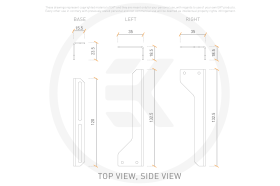 EK-Loop Angled Bracket - 120mm