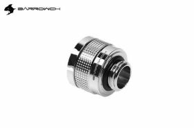 Barrowch G1/4 - 16mm OD Wolverine Super Anti Off Hard Tube Push Fitting - Shiny Silver