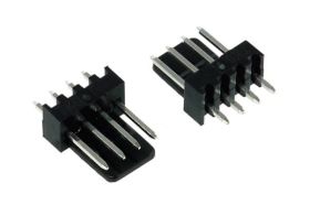 Phobya Fan Power Connector 4Pin PWM male - 2 pcs Black