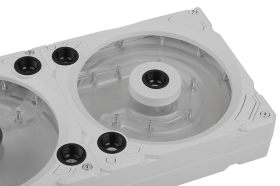 Corsair Hydro X Series XD7 RGB Pump/Reservoir Combo Distro Plate - White