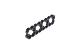 Alphacool Eiskamm Alu X16 - 4mm black - 4 pcs