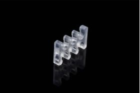 Alphacool Eiskamm X6 - 3mm clear - 4 pcs