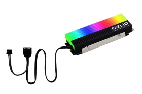 Gelid Solutions Glint ARGB M.2 SSD Cooler