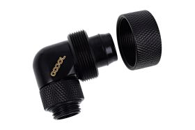 Alphacool Eiszapfen 19/13mm compression fitting 90° rotatable G1/4 - deep black