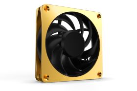 Alphacool Apex Stealth Metal fan 2000rpm gold (120x120x25mm)