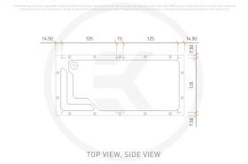 EK-QuantumX Loophole Distroplate D5 PWM - Black