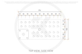 EK-QuantumX Loophole Distroplate D5 PWM - Silver