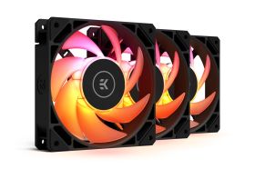 EK-Loop Fan FPT 120 3-Pack D-RGB - Black (550-2300rpm)