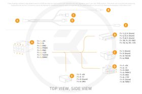 EK-Loop OmniLink Pump SATA PWM D-RGB Signal Splitter