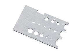 EK-Loop Stainless Steel Gauge Card