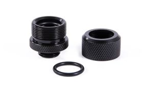 Alphacool Eiszapfen 14mm HardTube screw-on nozzle G1/4 - Deep Black