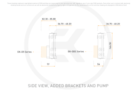 EK-Quantum Kinetic³ FLT 140 D5/DDC Body D-RGB - Plexi