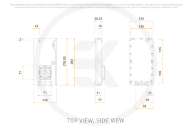 EK-Quantum Kinetic³ FLT 240 D5/DDC Body D-RGB - Plexi