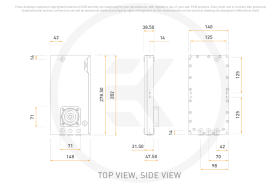 EK-Quantum Kinetic³ FLT 280 D5/DDC Body D-RGB - Plexi