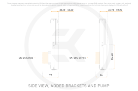 EK-Quantum Kinetic³ FLT 280 D5/DDC Body D-RGB - Plexi