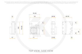 EK-Quantum Kinetic³ FLT 92 D5/DDC Body D-RGB - Plexi