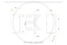 EK-Quantum Volume³ FLT 280 D-RGB - Plexi