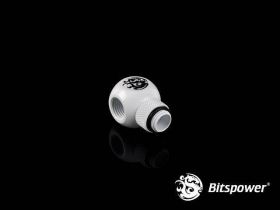 Bitspower G1/4" Deluxe White Q-Rotary IG1/4"X3 Extender - BP-DWQR-C