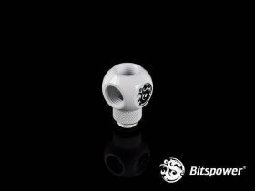 Bitspower G1/4" Deluxe White Q-Rotary IG1/4"X3 Extender - BP-DWQR-C