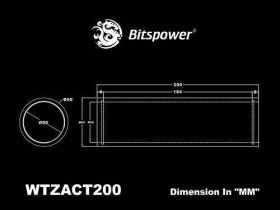 Bitspower Z-Tube 200 - BP-WTZACT200-CL