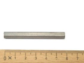 Hex Spacer 1/4" x 2-3/8" - 60,3mm - F-F #6-32 taps - Steel Chromed 254-5008-28