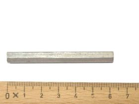 Hex Spacer 1/4" x 2-1/2" - 63,5mm - F-F #6-32 taps - Steel Chromed