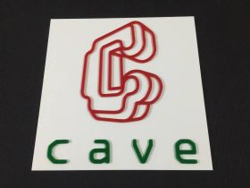 Wall / Door Sign - Cave - 30x30cm