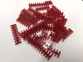 Cable Comb - Mega Pack! - 35pcs - Blood Red