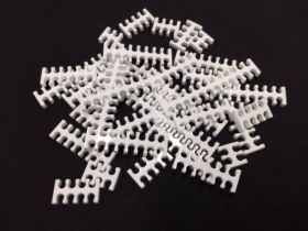 Cable Comb - Mega Pack! - 35pcs - White Opaque