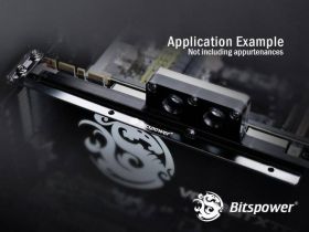 Bitspower Universal Support For VGA White (Dual PCI Slot Design)