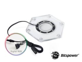 Bitspower Water Tank Hexagon Digital RGB Add-On - BP-WTHU-DRGB