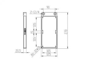 XSPC TX240 Ultrathin Radiator