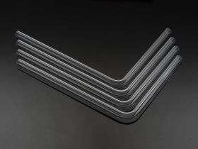 Bitspower Pre-bent 90-Degree acrylic Hard Tube OD16MM-Length 220x305MM