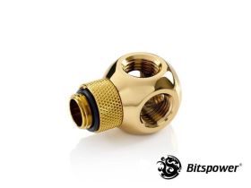 Bitspower G1/4" True Brass Q Plus-Rotary IG1/4"X4 Extender BP-TBFR-C