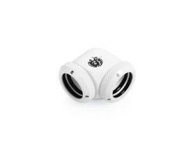 Bitspower Deluxe White Enhance 90-Degree Dual Multi-Link Adapter For OD 16MM