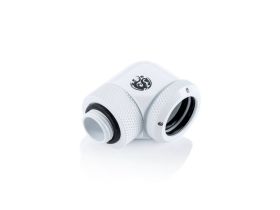 Bitspower Deluxe White Enhance Rotary G1/4" 90-Degree Multi-Link Adapter For OD 16MM