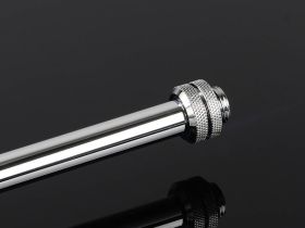 Bitspower None Chamfer Brass Hard Tubing OD12MM Shining Silver - Length 500 MM