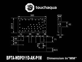 Bitspower Touchaqua Sedna O11D Lite-F for LIAN LI O11 DYNAMIC Series