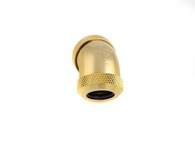 Bitspower True Brass Enhance 60-Degree Dual Multi-Link Adapter For OD 12MM - BP-TBE60DML