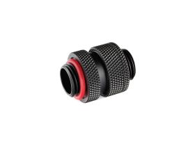 Bitspower Carbon Black Mini Dual G1/4" Adjustable Aqua Link Pipe (16-22MM)