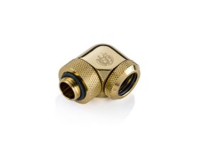 Bitspower True Brass Enhance Rotary G1/4" 90-Degree Multi-Link Adapter For OD 14MM