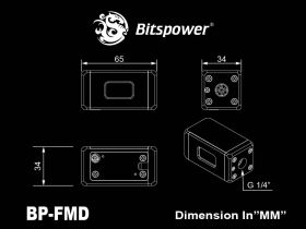 Bitspower Digital Flow Meter Display